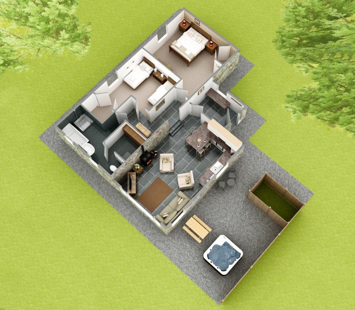 Dalnoid Cottages & Treehouses Nr Glenshee Exterior photo